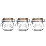 3 x frascos cierre clip 0,5 lt I KILNER