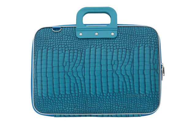 BOLSO 15 CROC COLOR TURQUESA