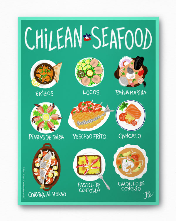 AFICHE CHILEAN SEAFOOD