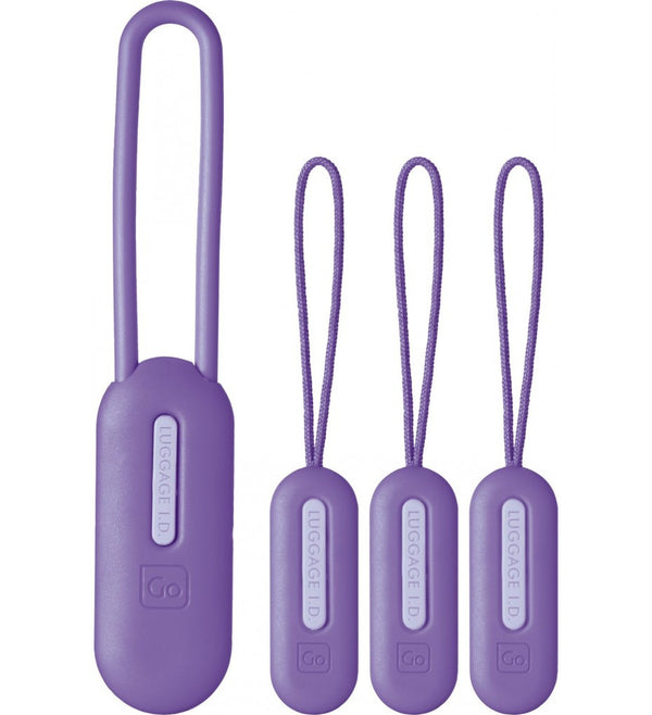 SET IDENTIFICADORES EQUIPAJE MORADO